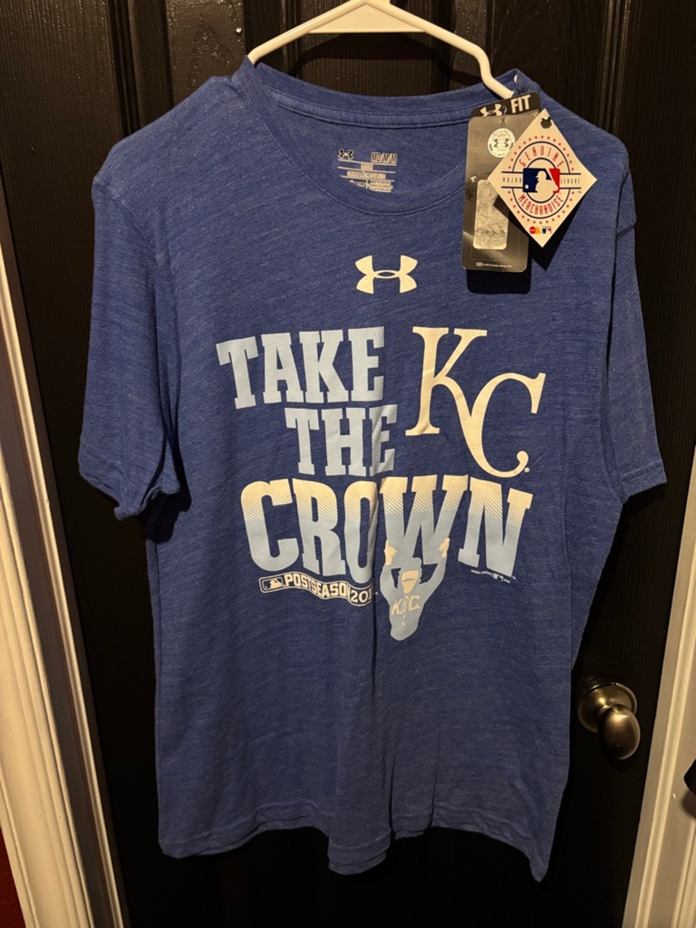 Under Armour Heather Blue MLB Graphic Tee